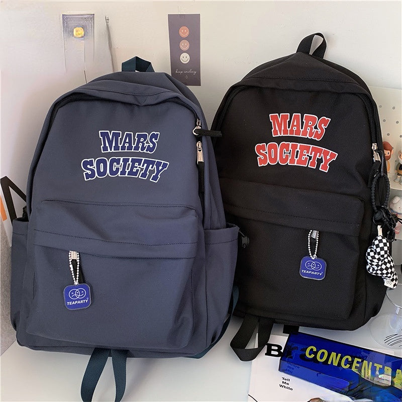 b034, Preferred backpack Student bag, casual, large capacity, Japanese and South Korean style