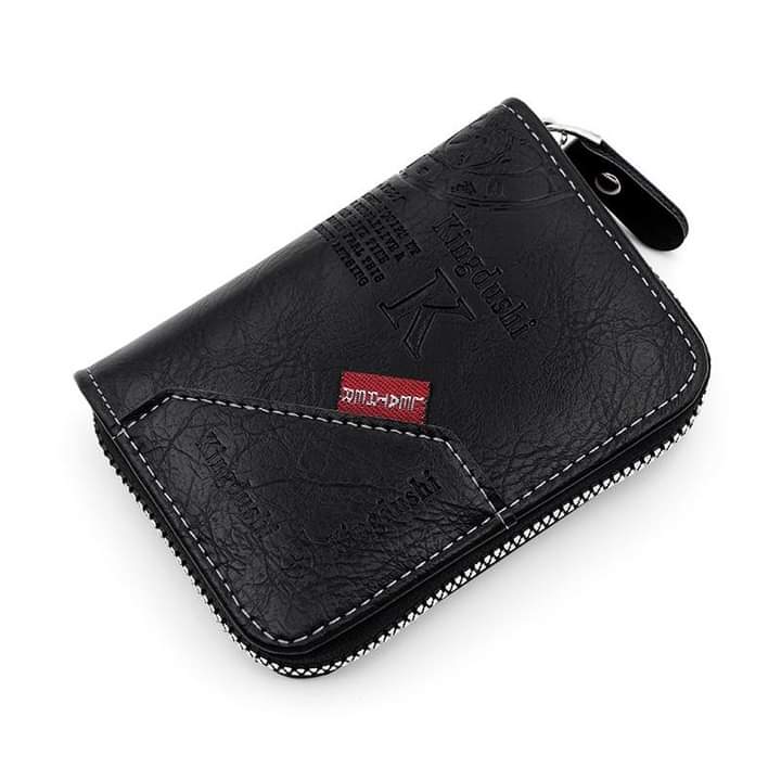 Mw013, 2023 new classic retro European and American denim style splicing multi-functional multi-card pocket change zipper card holder