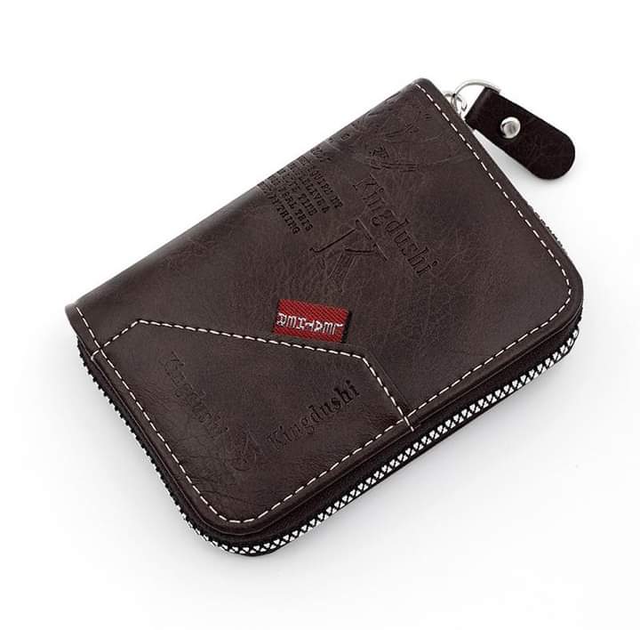 Mw013, 2023 new classic retro European and American denim style splicing multi-functional multi-card pocket change zipper card holder