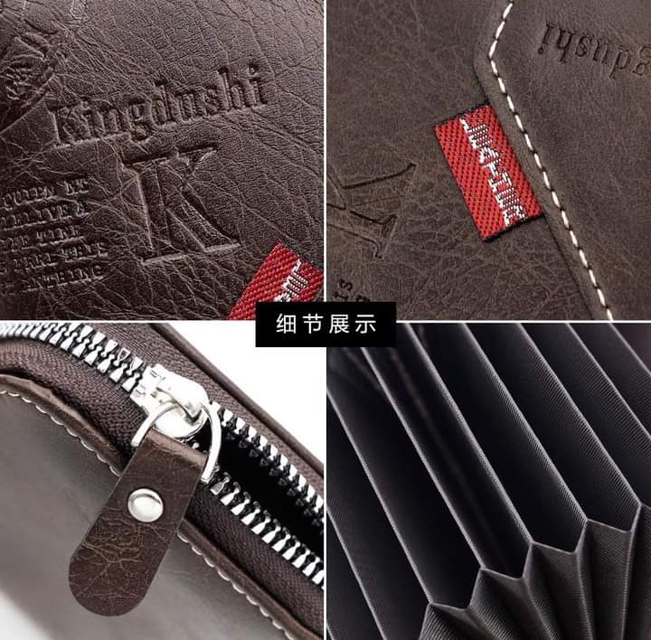 Mw013, 2023 new classic retro European and American denim style splicing multi-functional multi-card pocket change zipper card holder