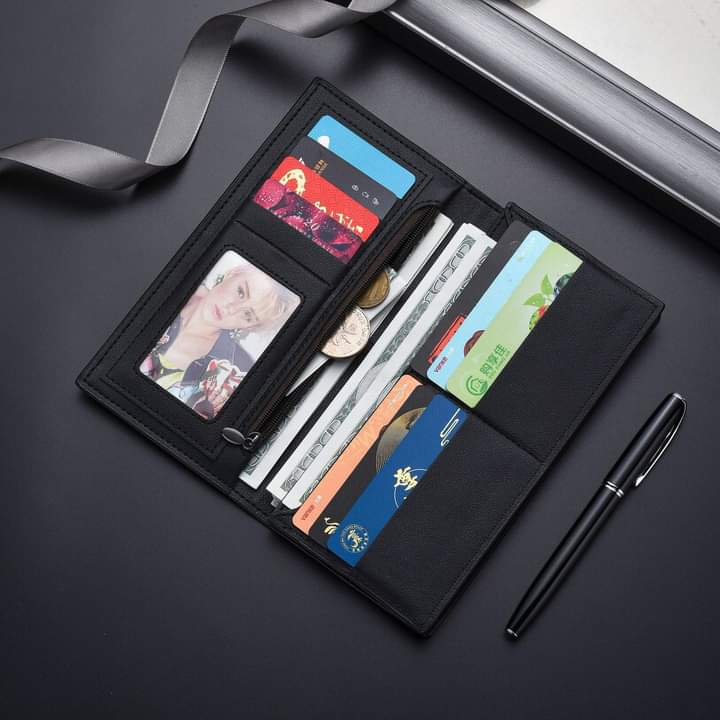 Mw009, New business ultra-thin long wallet Creative multi-card wallet men's card bag wallet youth
