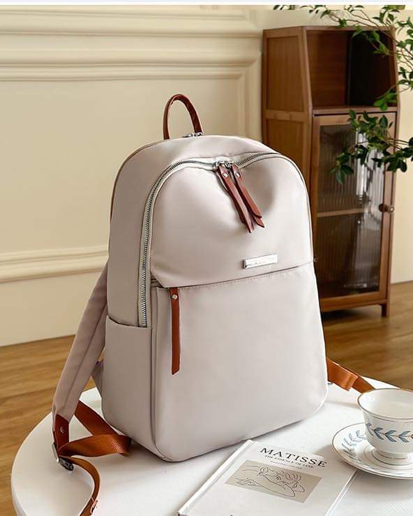 B093, Backpack 2023 new fashion trend student computer bag female 14-inch female business large-capacity schoolbag backpack