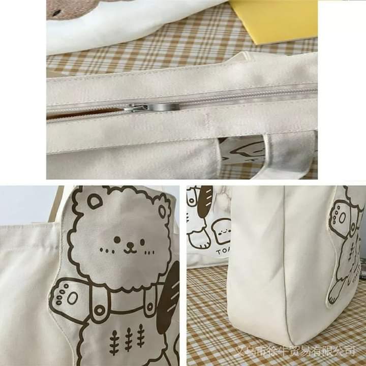 c024, shoulder bag, shopping bag, canvas, can hold a lot of stuff(no toy)