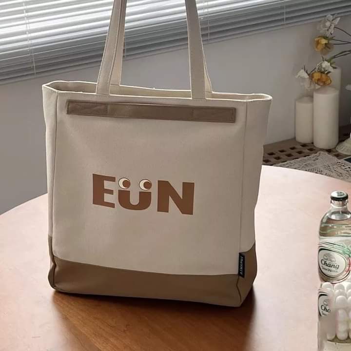 c099, Canvas shoulder bag, tote shape, large capacity, can hold a lot of things, simple style