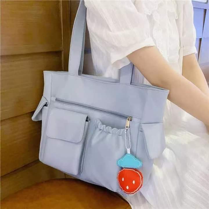 c055, Shoulder bag, canvas handbag, large capacity, can hold a lot of things, suitable for traveling, for women and students.
