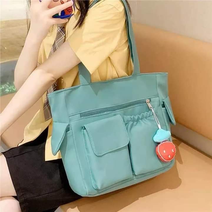 c055, Shoulder bag, canvas handbag, large capacity, can hold a lot of things, suitable for traveling, for women and students.