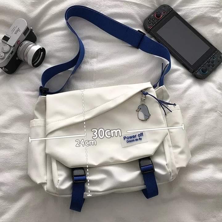m093, shoulder bag, large capacity, a lot of things, blue, South Korean style