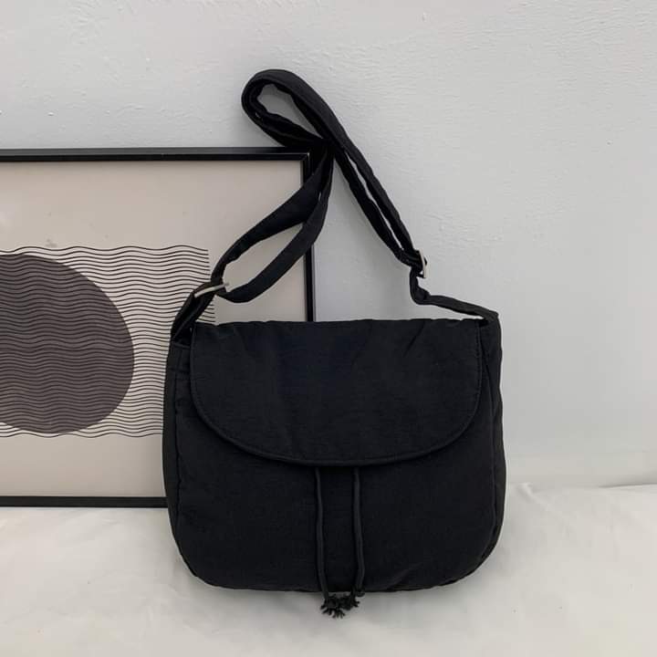 m035, shoulder bag, canvas, nylon fabric, soft, portable, Japanese style for women