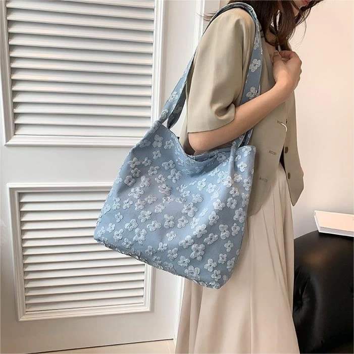 c048, South Korean style shoulder bag, armband for women, can hold a lot of things, 5 colors, flowers