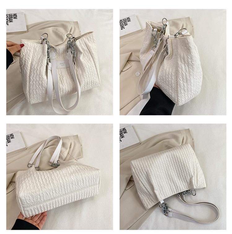 C088, Large-capacity bag for women 2023 new fashion trend shoulder bag college student commuting tote bag women's bag