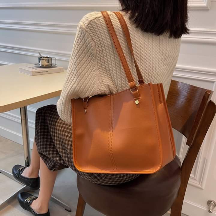 a023, Women's bag 2022 tote bag female large-capacity messenger bag college student class bag fashion casual commuter shoulder bag