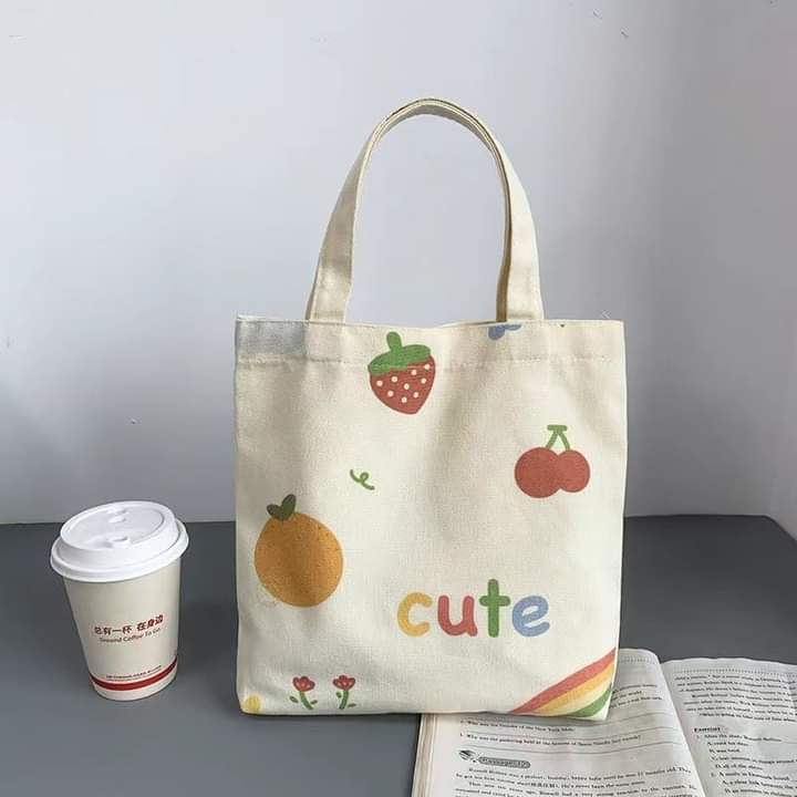 c020, Bag for women canvas bag Korean style shoulder bag