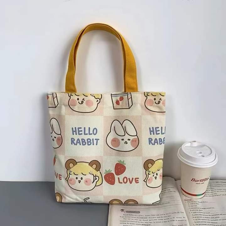 c020, Bag for women canvas bag Korean style shoulder bag