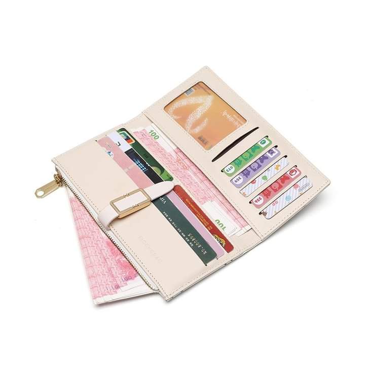 WL061, 2023 New Wallet Long Section Girls Clutch Fresh Temperament Large Capacity Korean Ladies Wallet