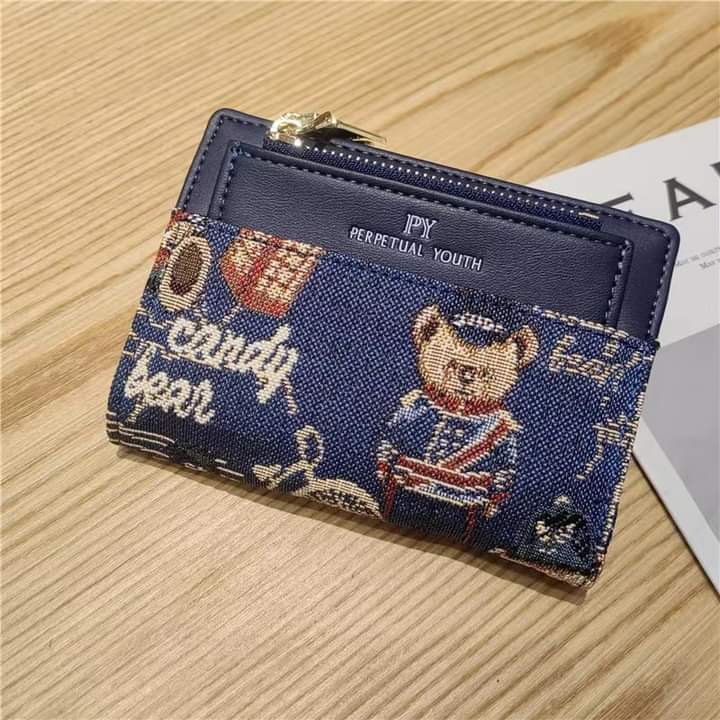 w034, Women's wallet short wallet,genuine,good quality, fashion wallet bag