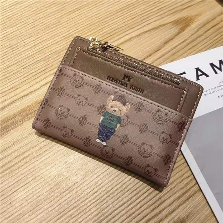 w034, Women's wallet short wallet,genuine,good quality, fashion wallet bag