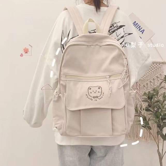 b030, backpack school bag cute cartoon print Goes with any simple outfit.