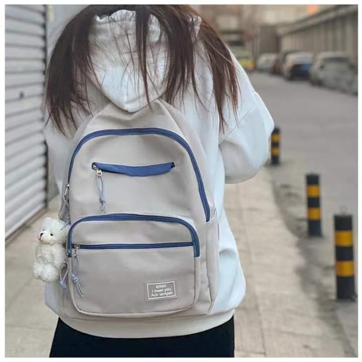 b032, fashion style backpack for female students