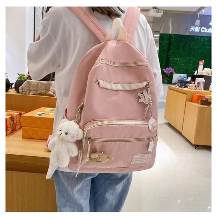 b032, fashion style backpack for female students