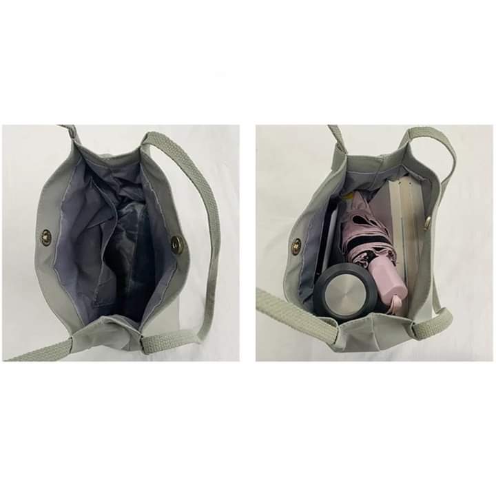 c030, Korea style tote bag,can hold books, umbrellas and water bottles.There are buttons and a small pocket inside. It's a butt shape.