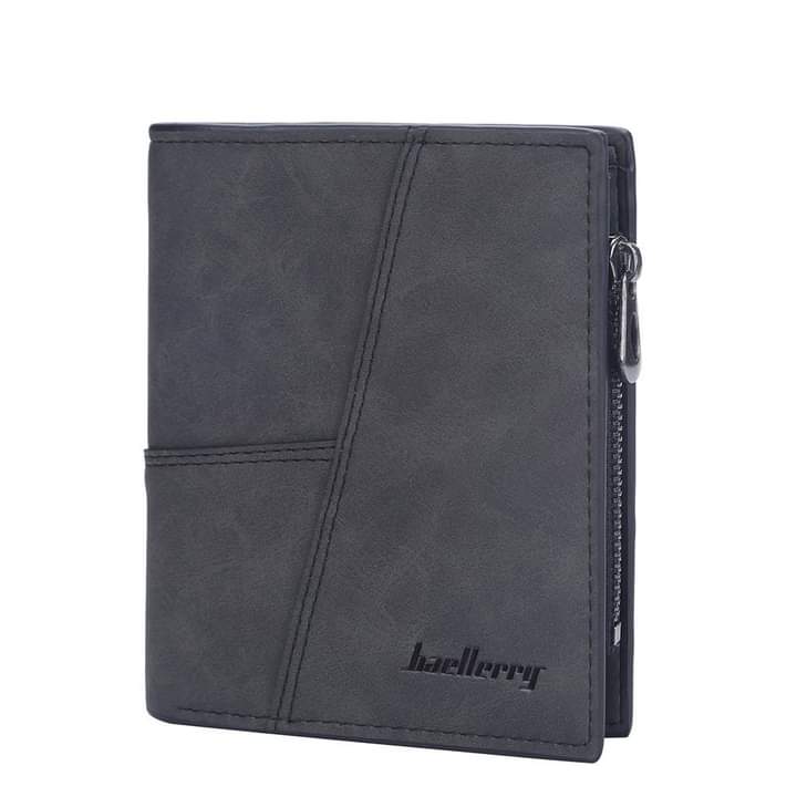 Mw008, 2023 New Men's Short Wallet Business Vertical Multi-Card Zipper Wallet Coin Purse