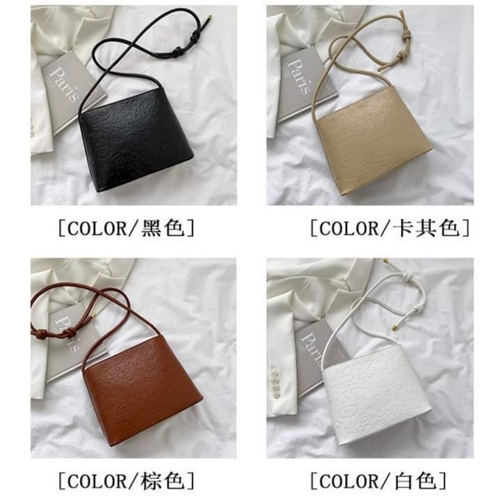 A084, Korean version of the bag on the new French niche sense bucket bag women 2023 tide summer all-match western style shoulder Messenger bag women