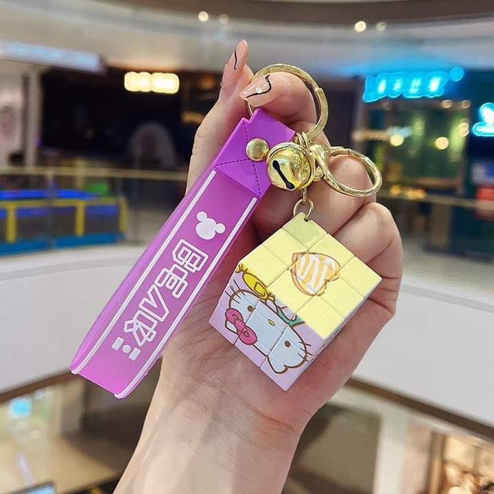 D006, Kulomi key chain cinnamon dog doll cartoon school bag pendant Melody key chain silicone pendant