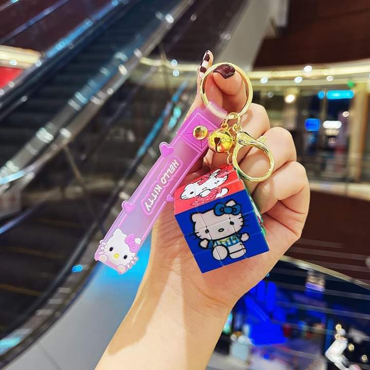 D006, Kulomi key chain cinnamon dog doll cartoon school bag pendant Melody key chain silicone pendant