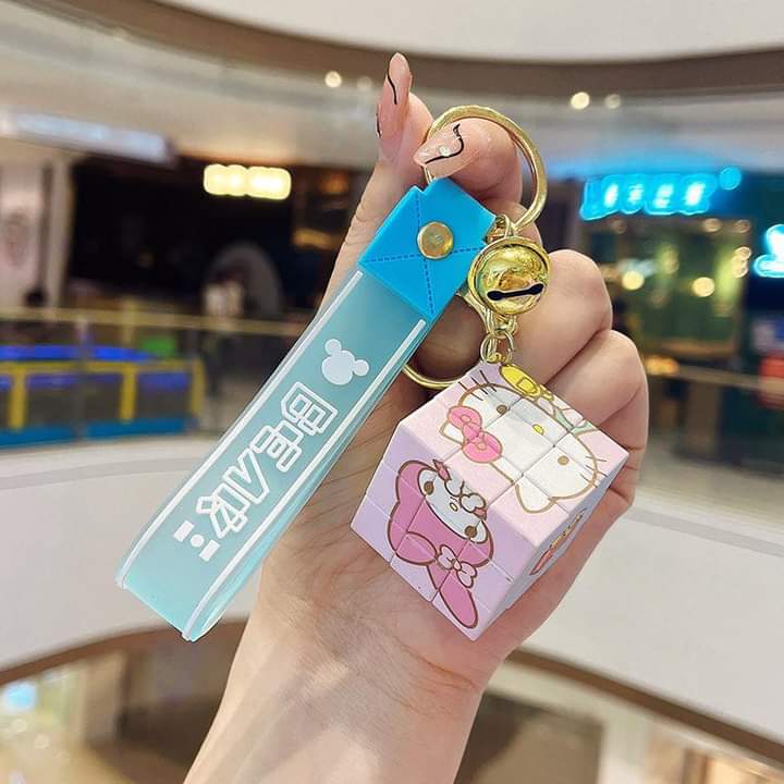 D006, Kulomi key chain cinnamon dog doll cartoon school bag pendant Melody key chain silicone pendant