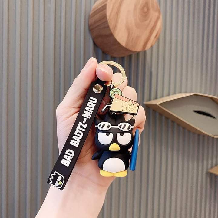 D006, Kulomi key chain cinnamon dog doll cartoon school bag pendant Melody key chain silicone pendant