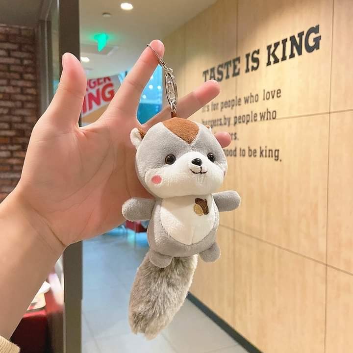 D003, Cute cartoon stitch dinosaur doll pendant keychain, suitable for gifts for cute girls