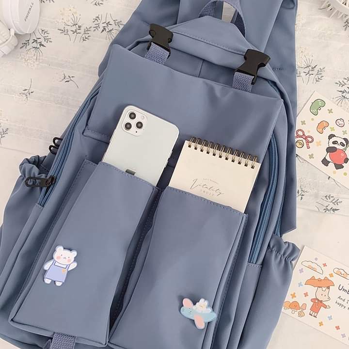 b046, Backpack school bag computer bag goes with every outfit for girls