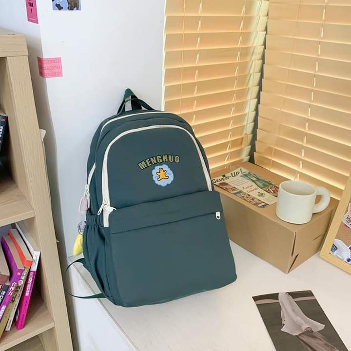 B073, Simple schoolbag female middle school student ins style large capacity Japanese Korean version high school student college student backpack backpack