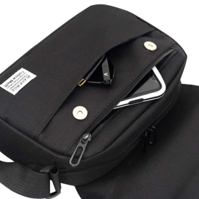 mm036, men's bag, canvas bag, shoulder bag, crossbody bag, can be used by both men and women, made from lightweight poly fabric, lots of storage space
