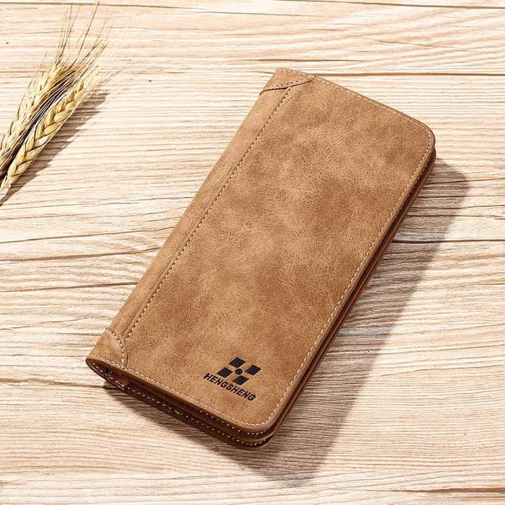 Mw012, Hengsheng Long Men's Wallet Retro Casual Brand Wallet Korean Version Clutch Large Capacity Matte Card Holder Europe and America