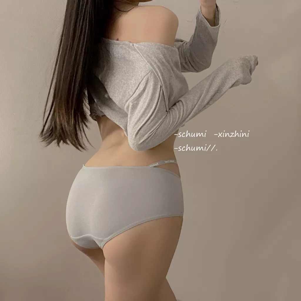 S002,pure cotton underwear, thin type, mid waist, super sexy, sporty style for girls