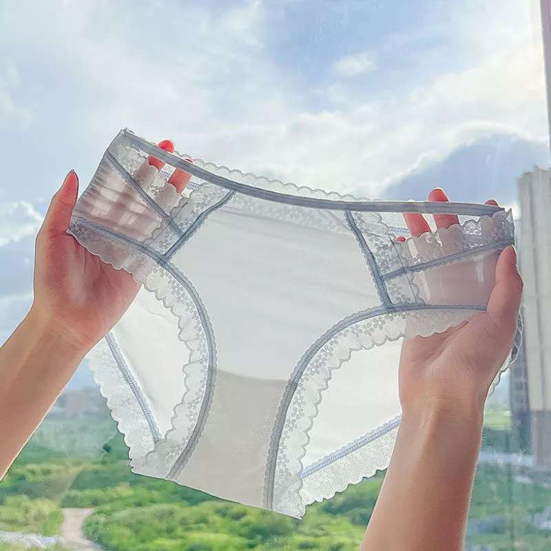 S003,SWEET LACE lace underwear, medium waist, light, quick drying, soft and comfortable, cute, hidden, sexy