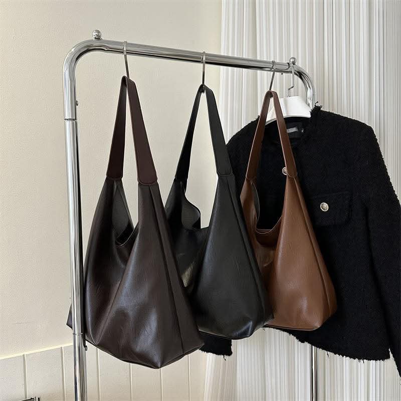 A50, leather tote bag