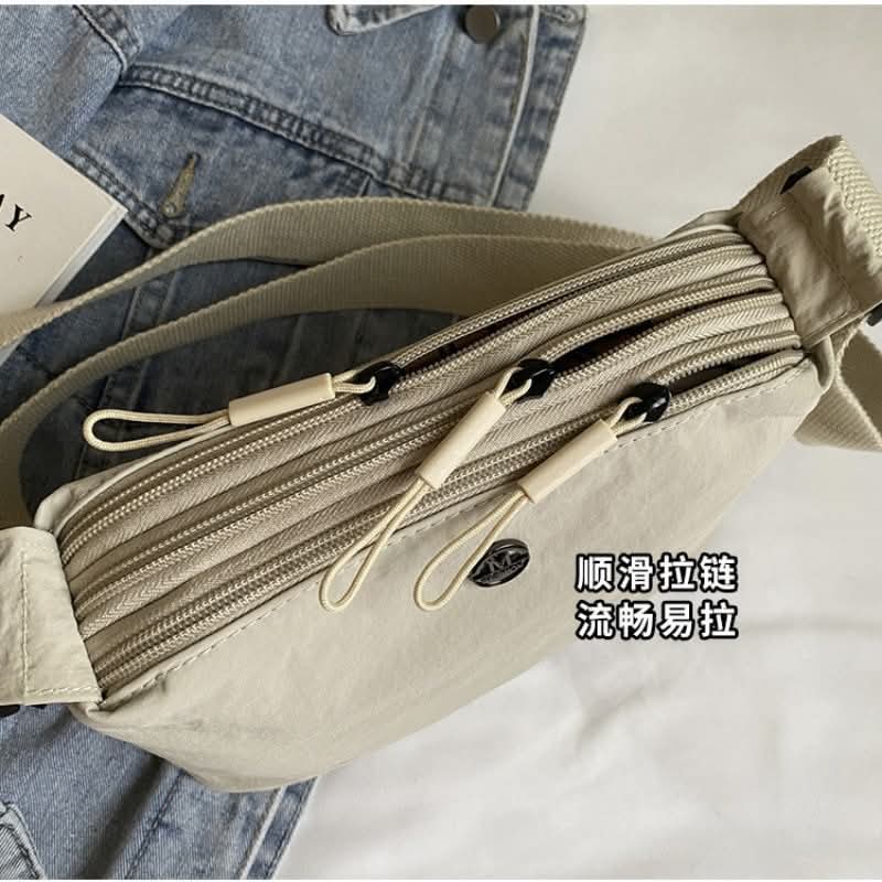m49, Multi-layer Crossbody Bag, ရိုးရိုးရှင်းရှင်းလေးကိုမှ အကန့်လေးတွေလည်းအများကြီးပါတာမို့ ပစ္စည်းလေးတွေ organize လုပ်လို့ရပါမယ်ရှင့်