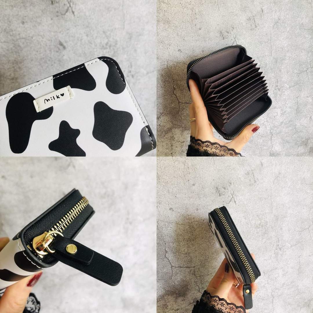 2022 new card holder ladies exquisite high-end compact large-capacity multi-card slot ins wind cute document small wallet