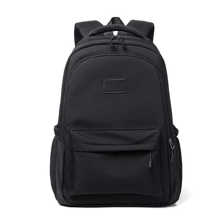 B091, tough solid color simple men's and women's backpack bag large-capacity junior high school students Korean backpack casual bag