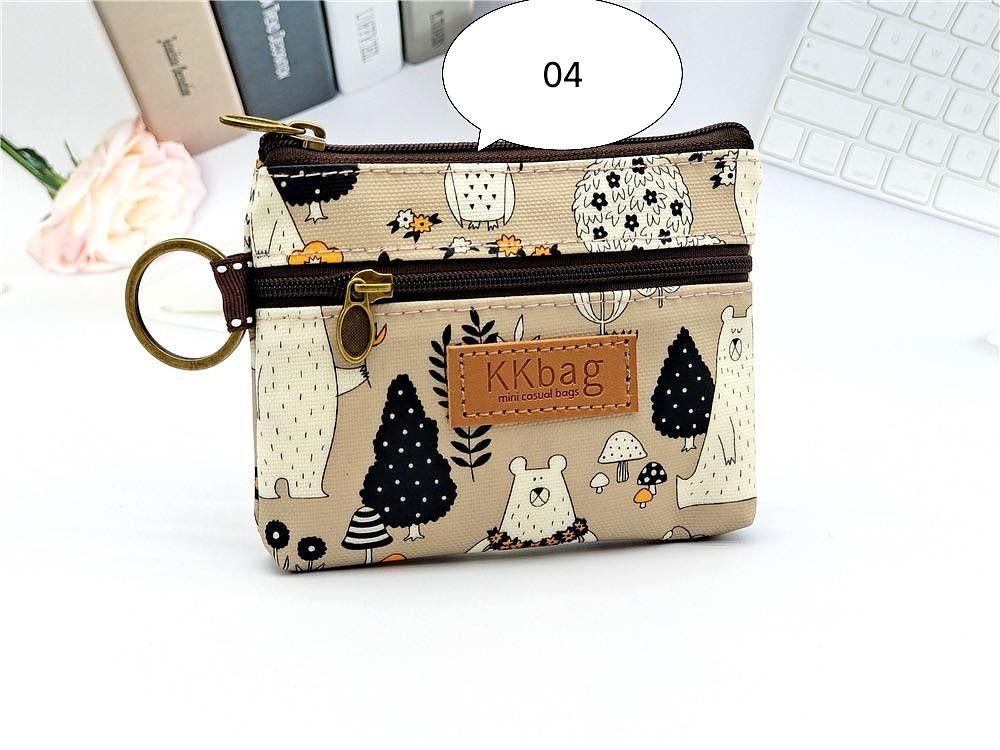 W062, 2024 New Printed Coated Cartoon Coin Purse Anti-fouling and Waterproof Lipstick Coin Storage Bag for Women
Size: 12* 10cm