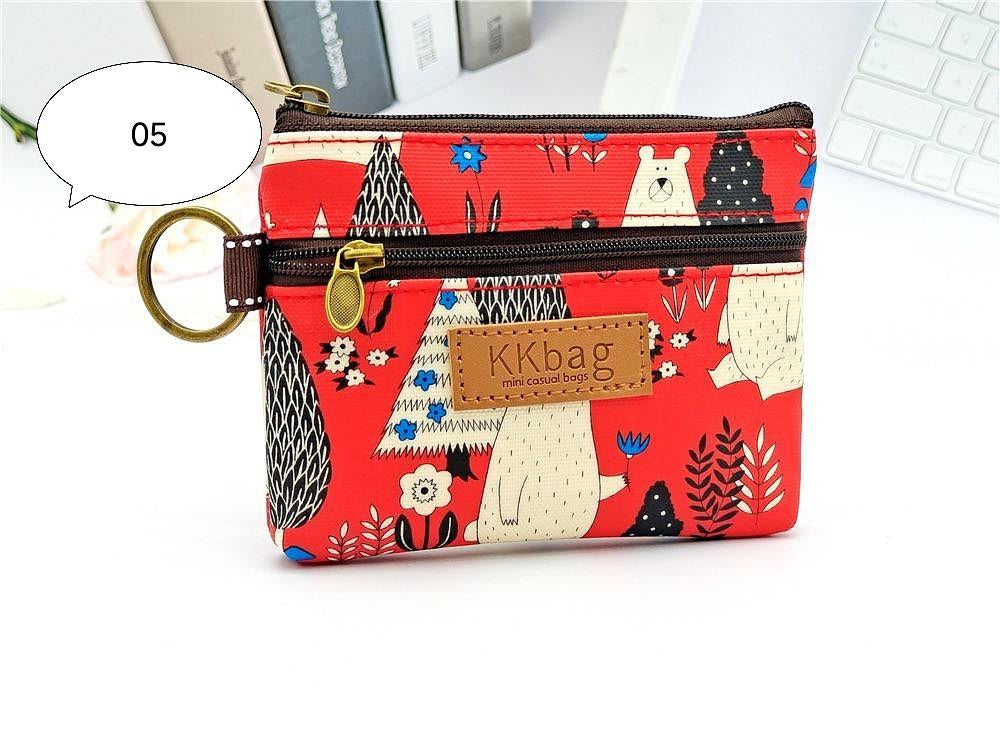 W062, 2024 New Printed Coated Cartoon Coin Purse Anti-fouling and Waterproof Lipstick Coin Storage Bag for Women
Size: 12* 10cm