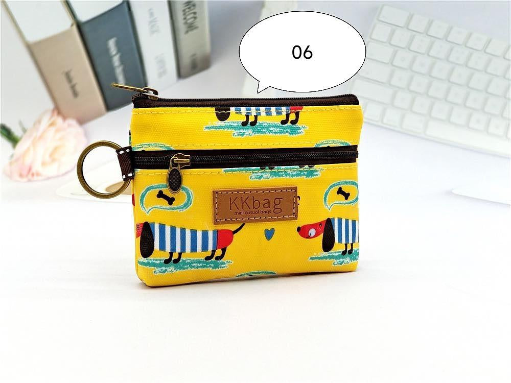 W062, 2024 New Printed Coated Cartoon Coin Purse Anti-fouling and Waterproof Lipstick Coin Storage Bag for Women
Size: 12* 10cm