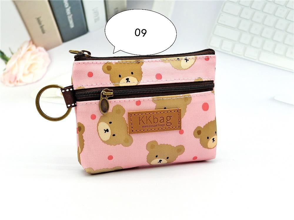 W062, 2024 New Printed Coated Cartoon Coin Purse Anti-fouling and Waterproof Lipstick Coin Storage Bag for Women
Size: 12* 10cm