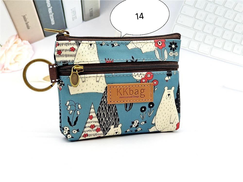 W062, 2024 New Printed Coated Cartoon Coin Purse Anti-fouling and Waterproof Lipstick Coin Storage Bag for Women
Size: 12* 10cm