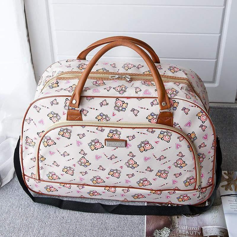 C083, PU leather hand travel bag large capacity travel bag men's and women's luggage bag short-distance travel bag