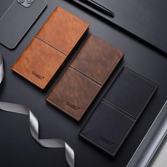 Mw009, New business ultra-thin long wallet Creative multi-card wallet men's card bag wallet youth