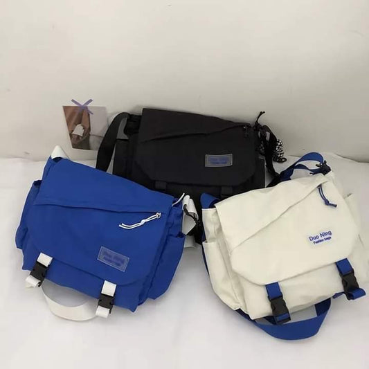 m093, shoulder bag, large capacity, a lot of things, blue, South Korean style