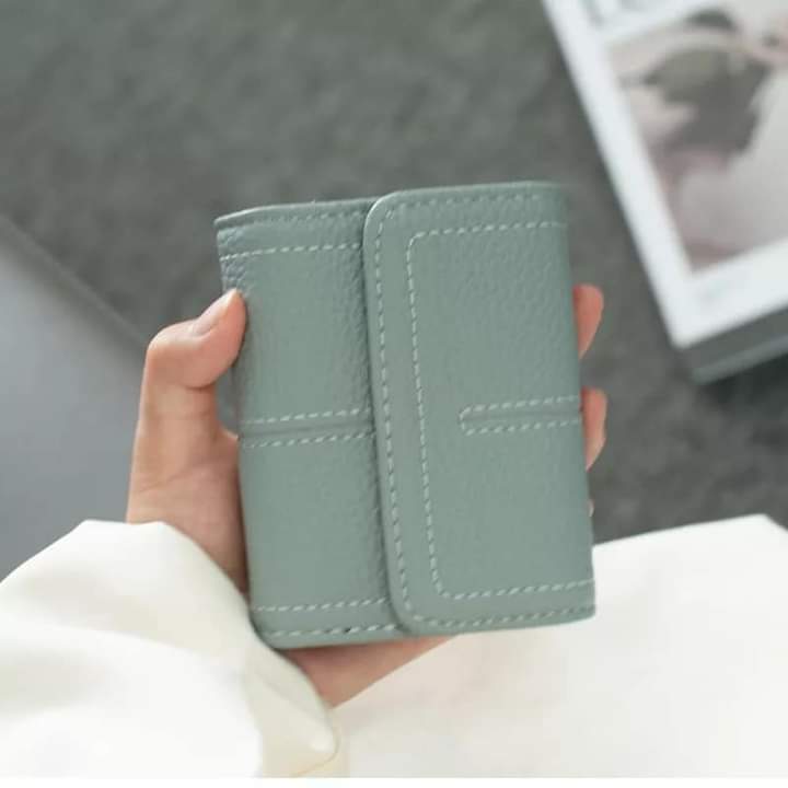 w033, New Korean style small business card holder wallet for women